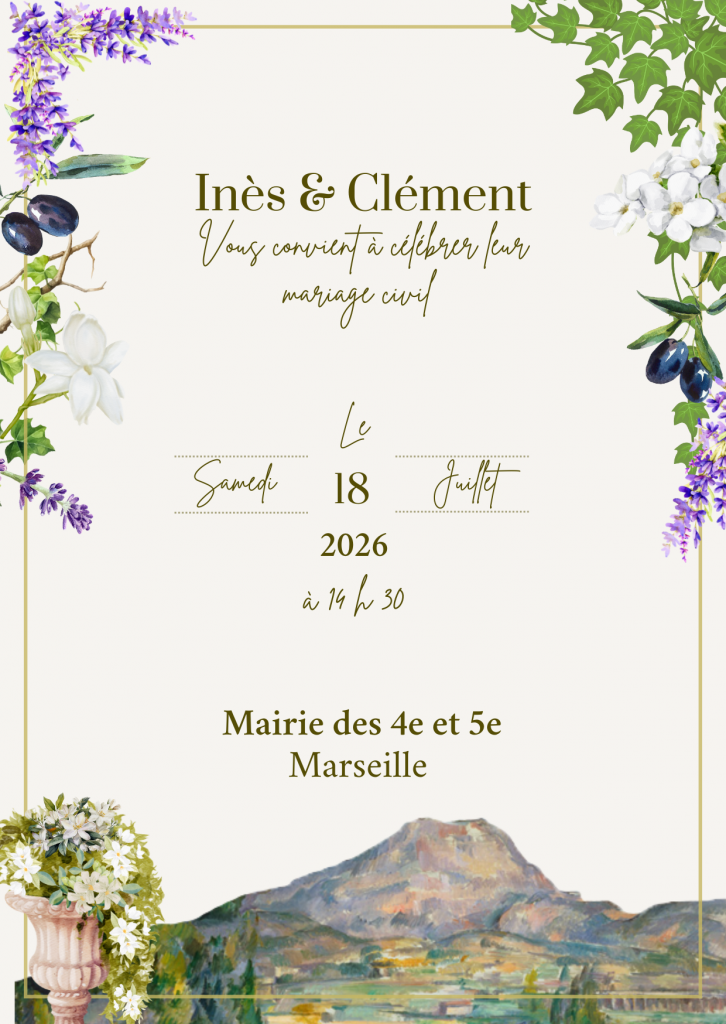 invitation mairie inès et clément